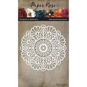 Paper Rose Mandala Die Cut